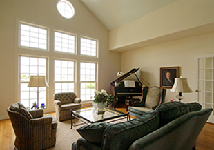 traditional living room