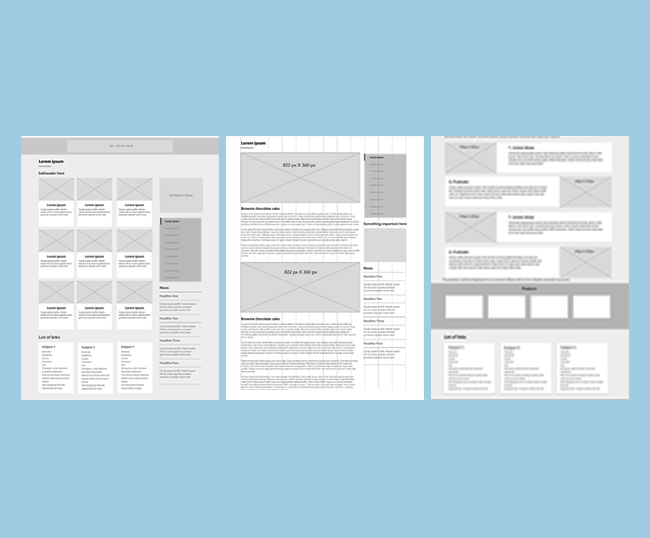 Image depicting wireframes